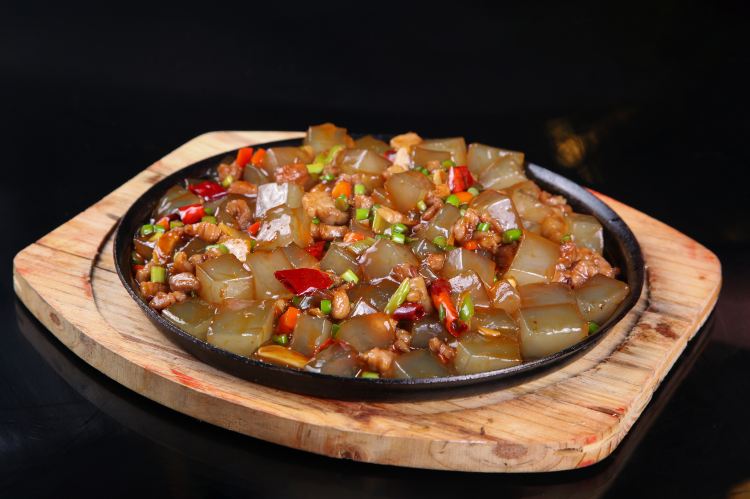 Stir fried liangfen