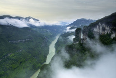 酉阳游记图片] 梵净山的高山——乌江黎芝峡的峡谷，不可攀比、不分胜负