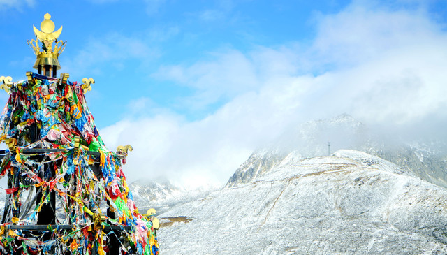 金秋时节租车自驾走川西(7):新都桥经康定、泸定返成都