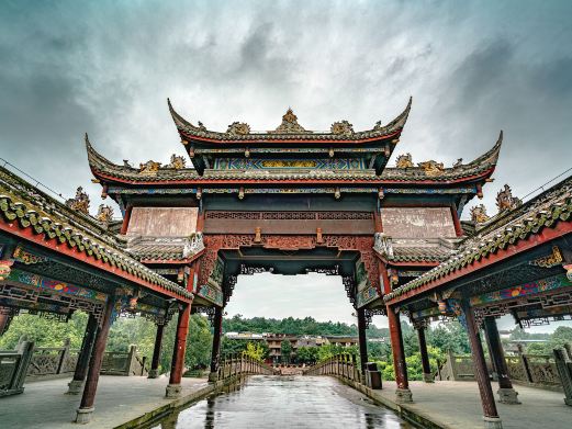 黄龙溪廊桥