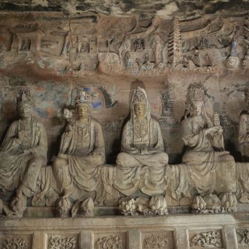 卧佛院+毗卢洞石刻造像+华严洞石刻造像+孔雀洞2日1晚私家团