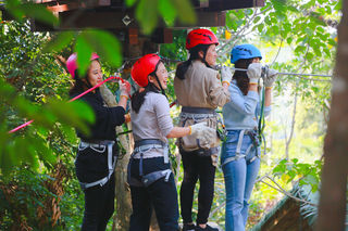 漂亮的小姐姐是飞林探巢最美的风景