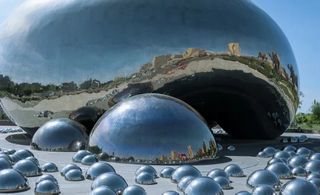 克拉玛依市区一日游，打卡“大油泡”雕塑