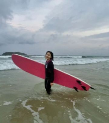 日月湾游记图文-海南之东，浪的形状丨新冠时期的中国旅行