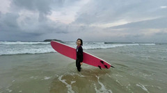 日月湾游记图片] 海南之东，浪的形状丨新冠时期的中国旅行