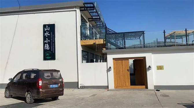 天津薊州區環秀湖山水小隱民宿，免費採摘園，山景露台絕對是亮點。