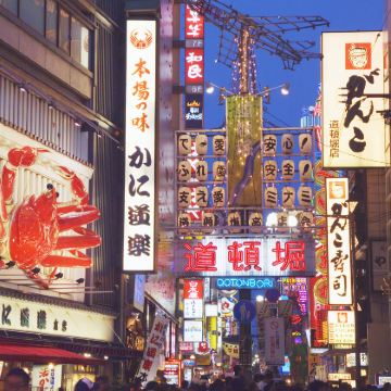 日本大阪+京都+奈良市+神户2日1晚跟团游