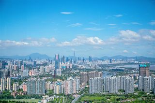 在深8年，才发现深圳湾的这个高楼，居然是拍摄日落的最佳位置