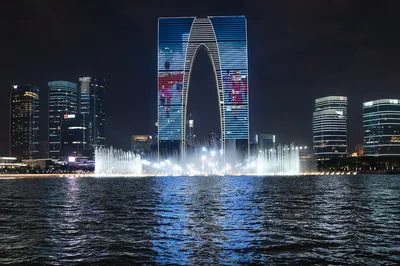 金鸡湖音乐喷泉