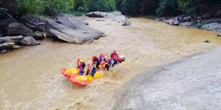 河口南溪河漂流起點