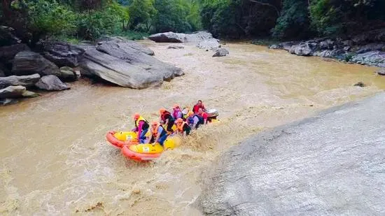 河口南溪河漂流起點