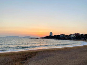 黄岛金沙滩度假区游记图文-元旦游青岛 感受沿海的寒冬