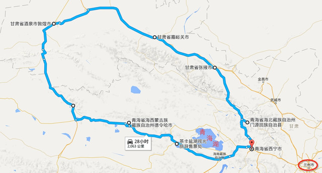 2021年常规青甘大环线详细行程及攻略