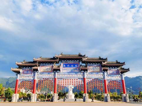 周至游记图文-梦回终南，璀璨长安，这个夏天去楼观生态文旅度假区夜游避暑