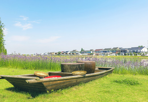风车、蝉鸣、蛙叫，在哪里都热的夏天，二亩塘我可以待上一天