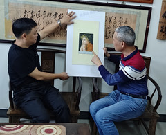 梅州游记图片] 卖古书误送名画？画中人是非遗刺绣和87年杂志封面人物，谁之错？