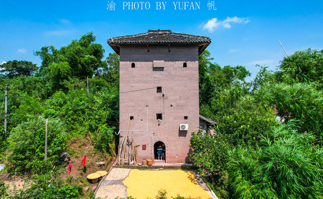 潼南文物地图：鲜为人知的潼南鸭舌嘴碉楼，住着一户革命家庭