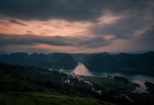 夜郎湖水库景点图片