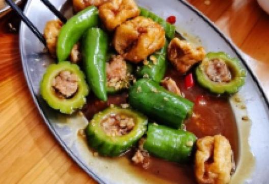 黄腾峡好景山庄美食图片