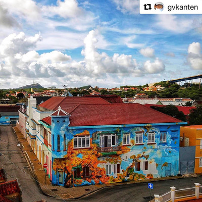 彩虹小镇 | 加勒比最“色”城市的街头壁画battle