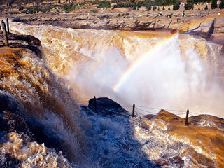 壶口瀑布唱黄河,晋陕两地起绝歌!