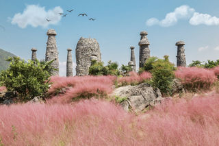 神秘与浪漫相结合的粉色世界 ——酉阳叠石花谷