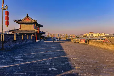 骑行古城墙
