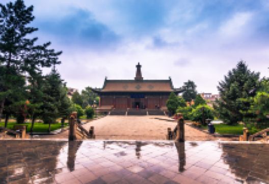 张掖大佛寺景点图片