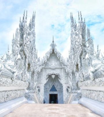 清莱游记图文-白蓝黑之清莱一日游