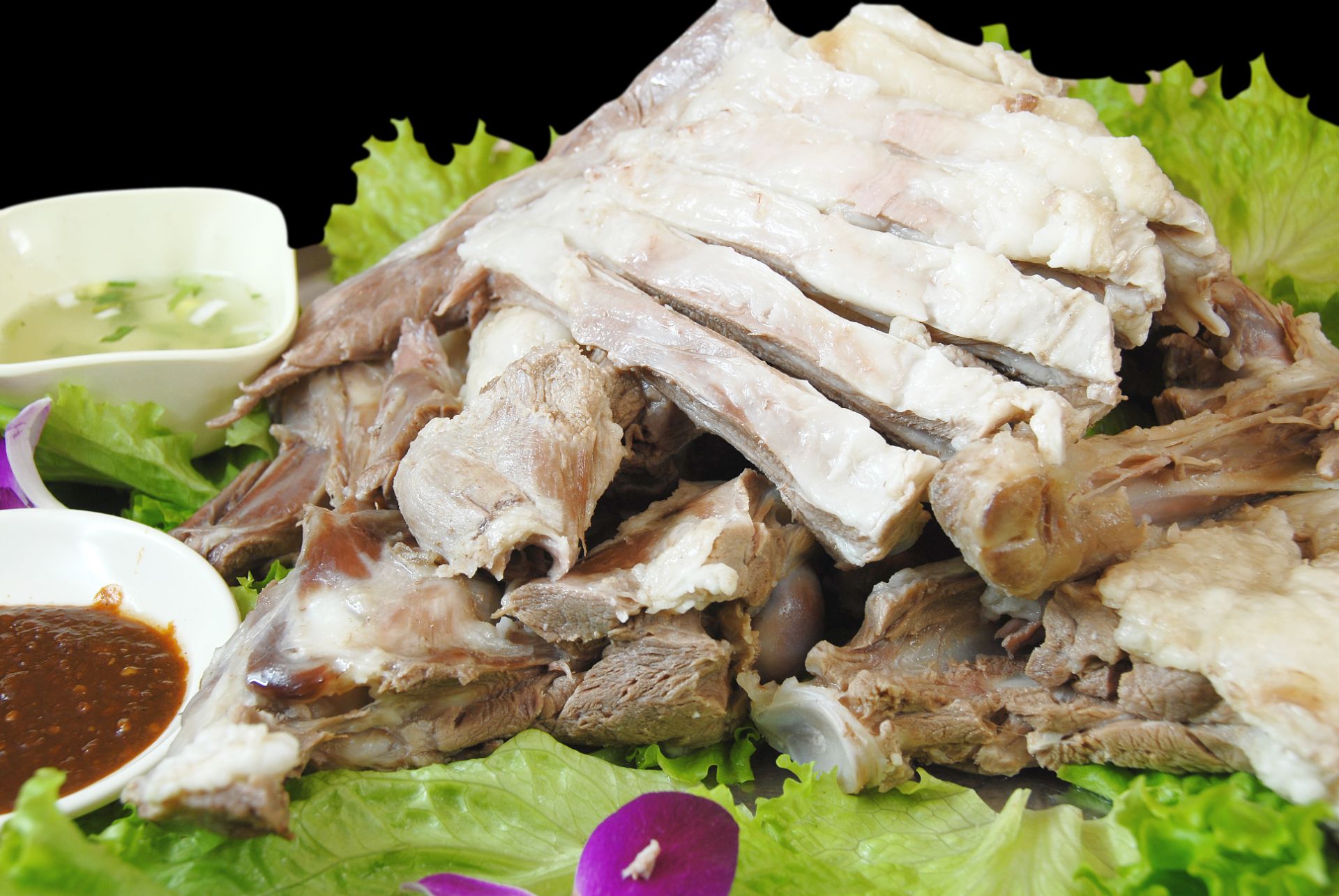 乌勒吉羊粪火自煮手扒肉饭店餐厅图片