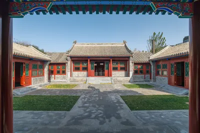 北京参观四合院