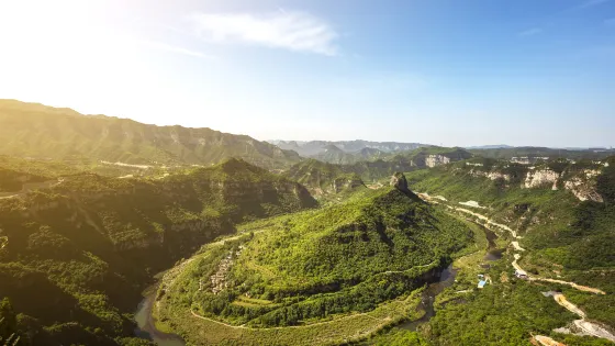 李寨鄉土嶺村晉城第一灣景區