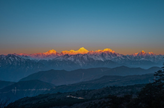石棉游记图片] 王岗坪｜贡嘎雪山C位观景位