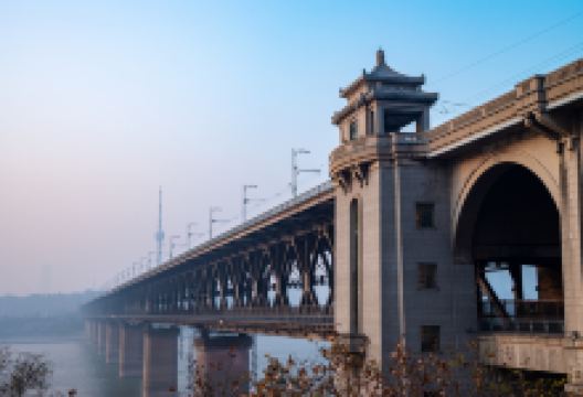 武汉长江大桥景点图片