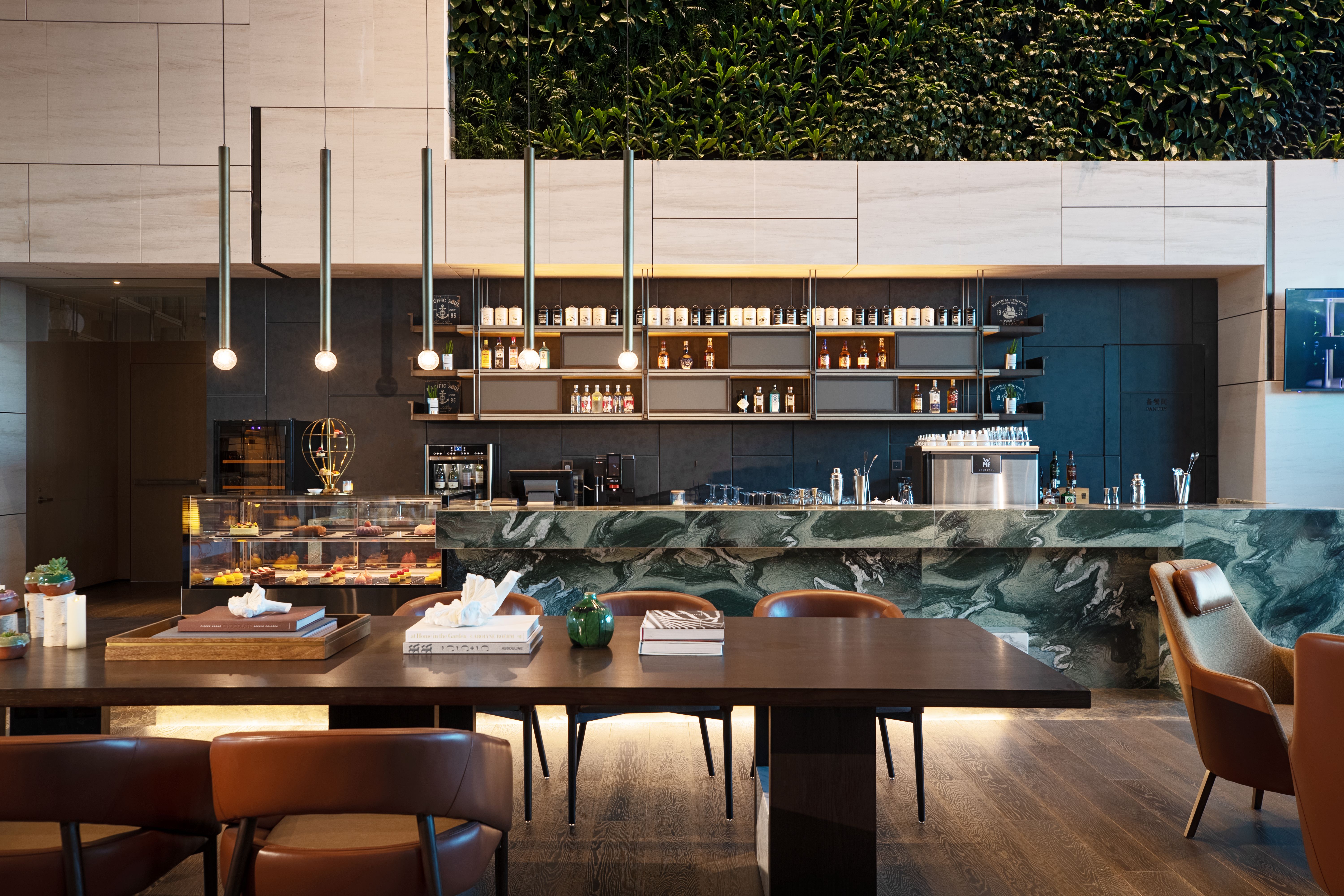 烟台鑫广万豪酒店·大堂酒廊the lounge餐厅图片