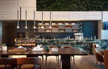 烟台鑫广万豪酒店·大堂酒廊the lounge餐厅图片