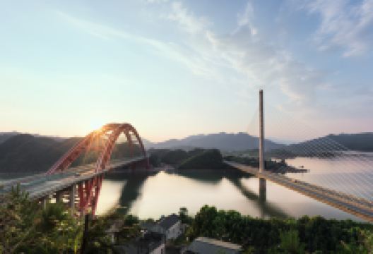 太平湖大桥景点图片