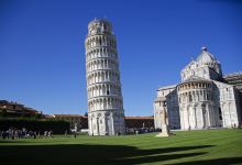 比萨斜塔景点图片