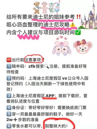 迪士尼十一超强攻略/一天打卡体验所有热门项目