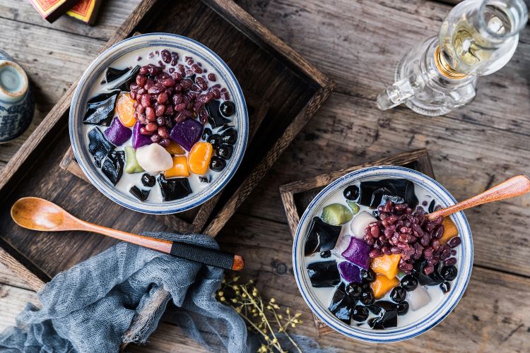 Grass Jelly Ice