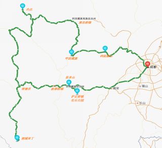 川西13日游记：成都、四姑娘山、色达、稻城亚丁、新都桥、折多山、海螺沟、泸定