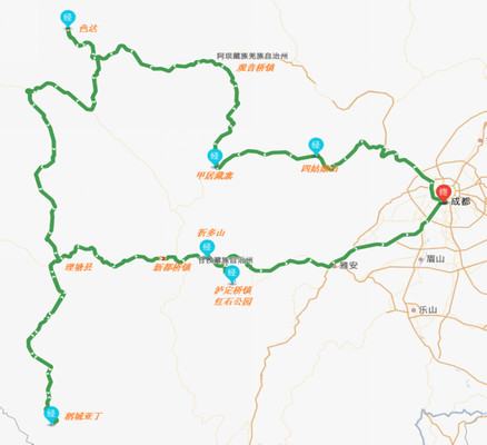 川西13日游记:成都、四姑娘山、色达、稻城亚丁、新都桥、折多山、海螺沟、泸定