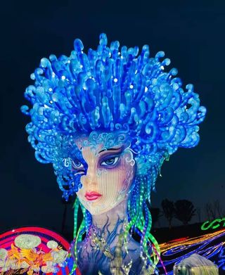 去自贡灯会 做一个摘星的人