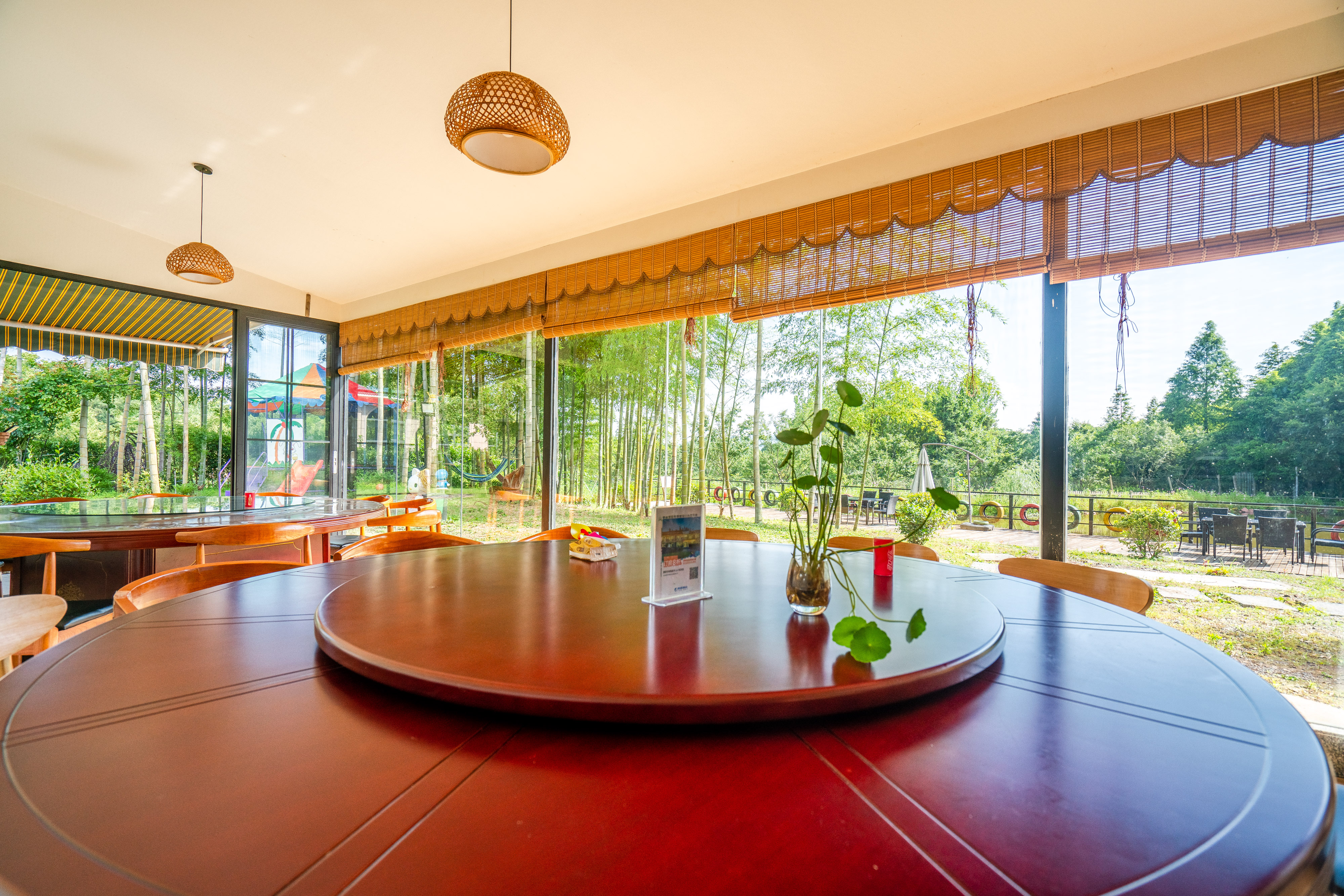 溧阳竹林隐居半山小筑·亲子度假美宿(天目湖山水园店)·餐厅