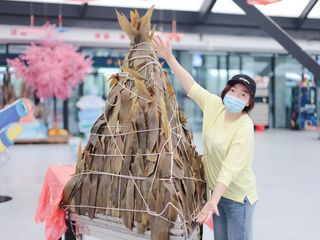 端午小长假,烟雨德清,去吃一个一万八千元330斤的粽子