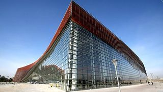 边疆明珠克拉玛依，国际会展中心也好美