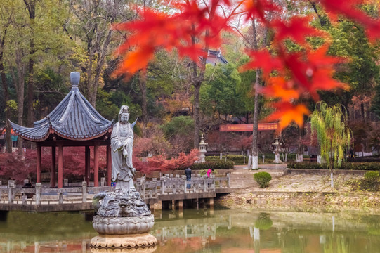 南京人气最高的3大寺庙，历史悠久，风景优美，是赏秋静心好去处