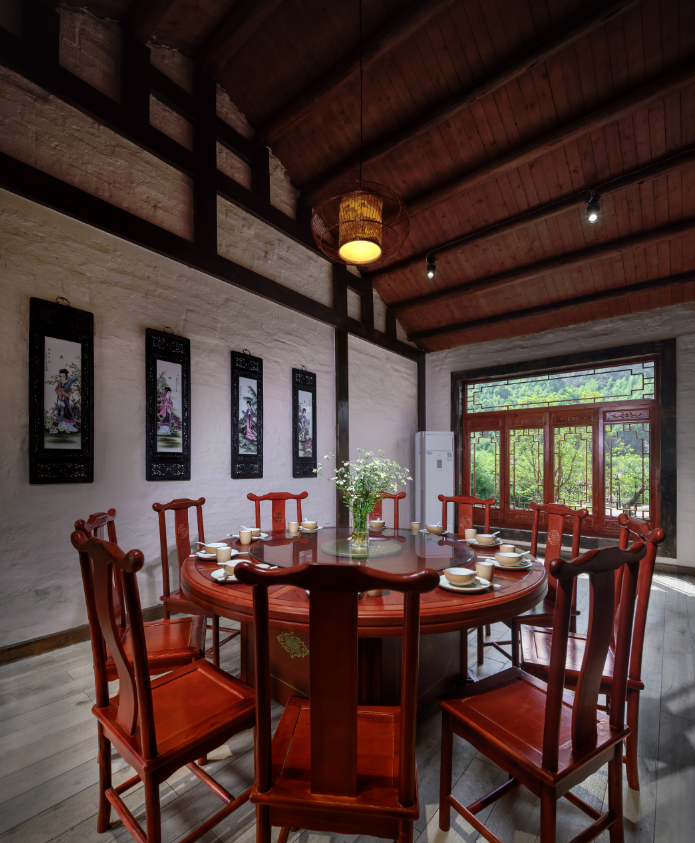 天柱山陋室邂逅民宿·中餐厅餐厅图片