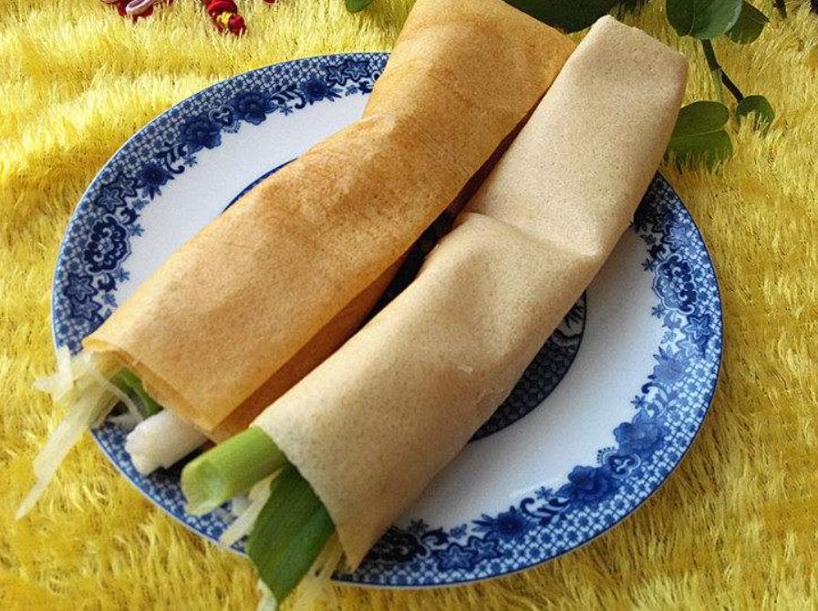 煎饼卷大葱