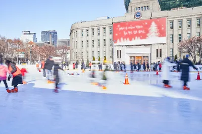 Ice Skating in Seoul